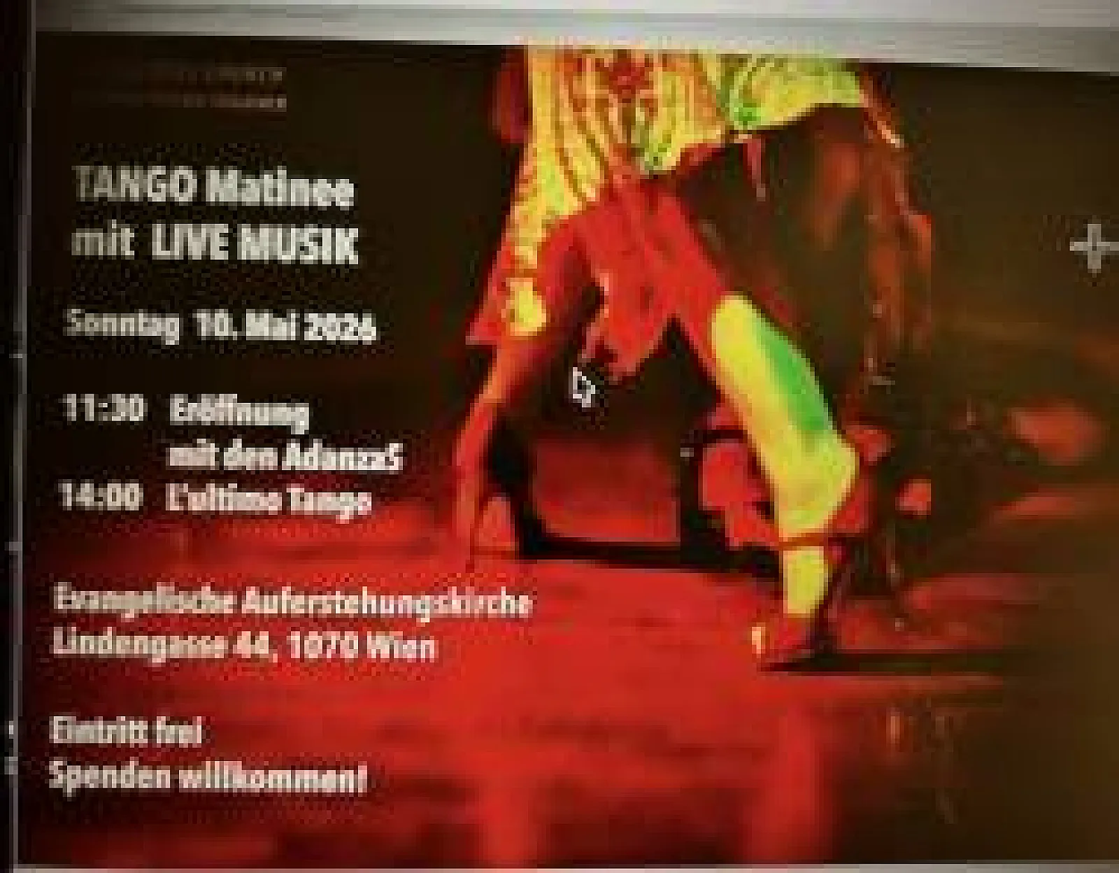 Tango MATINEE mit LIVE Musik