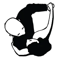 logo couple embrace