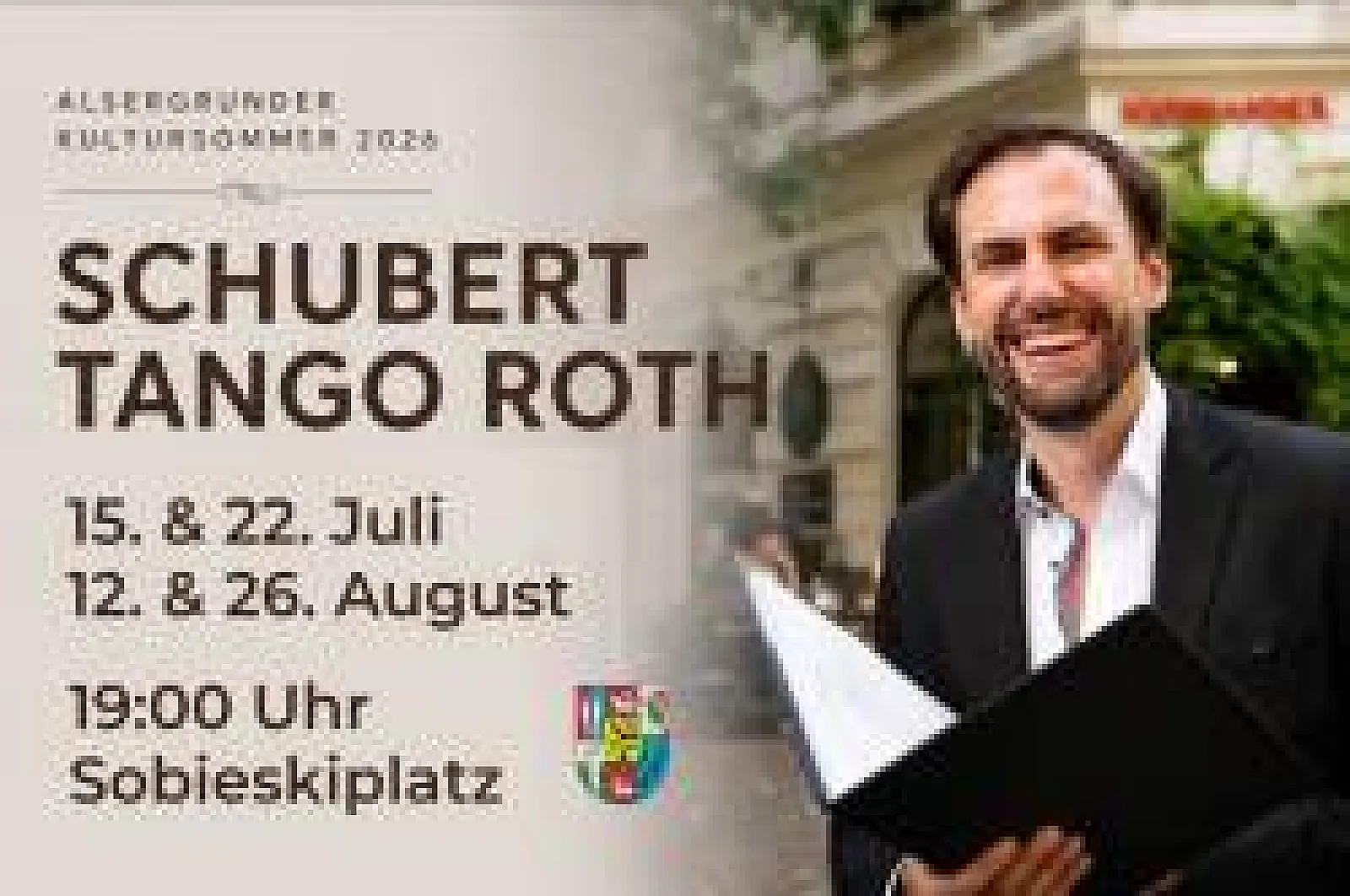 Konzert/Lesung/ Helmut Höllriegl singt und liest, Milos Avramovic begleitet am Akkordeon & Bandoneon