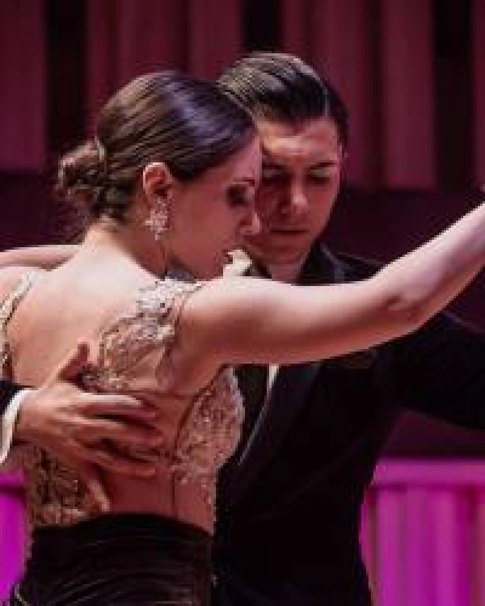 Batuhan Boy and Nida İnceoğlu from Istanbul at Milonga ELLA in Vienna, giving Workshops