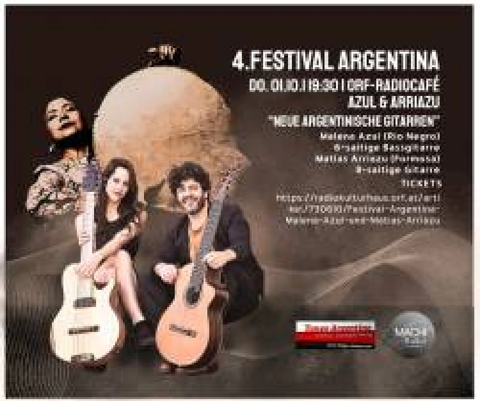 AZUL & ARRIAZU "Neue argentinische Gitarren" ORF-RadioCafe
