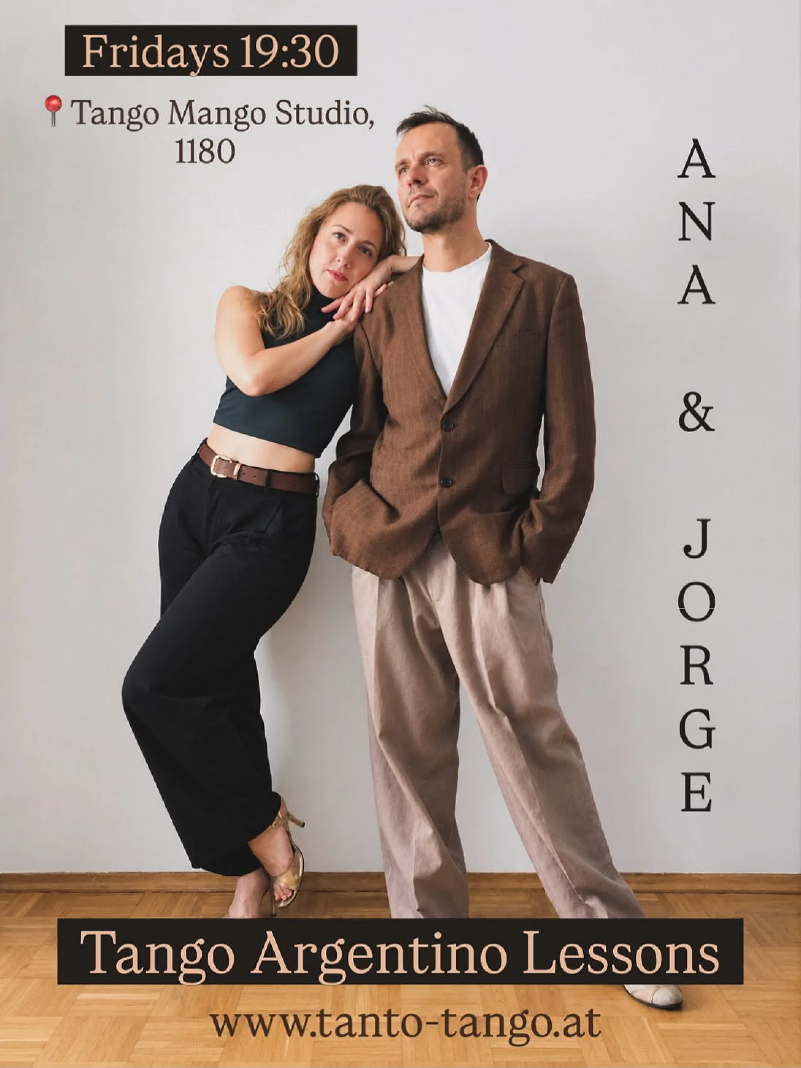 OPEN LEVEL Friday Class with Jorge Bosicovich and Ana Tot